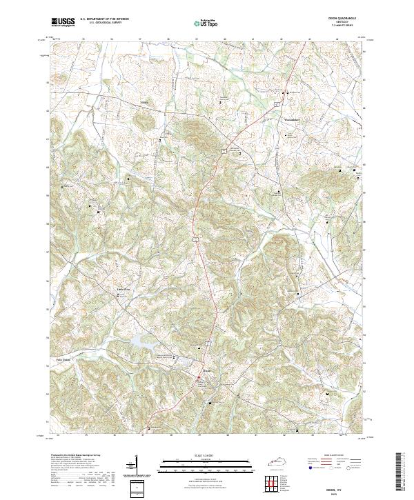 Dixon topographic map thumbnail