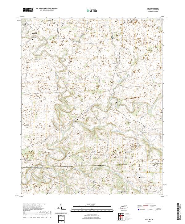 Dot topographic map thumbnail