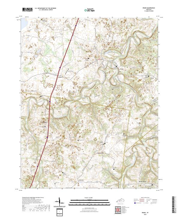 Drake topographic map thumbnail