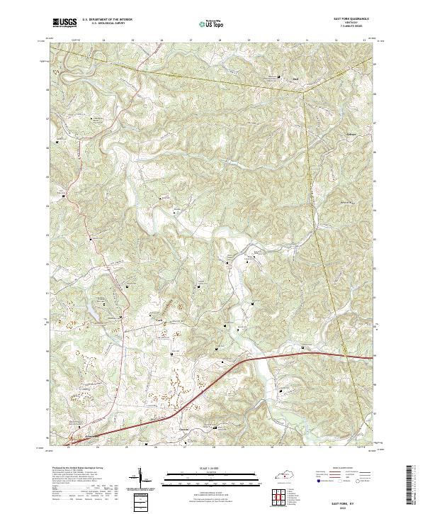 East Fork topographic map thumbnail