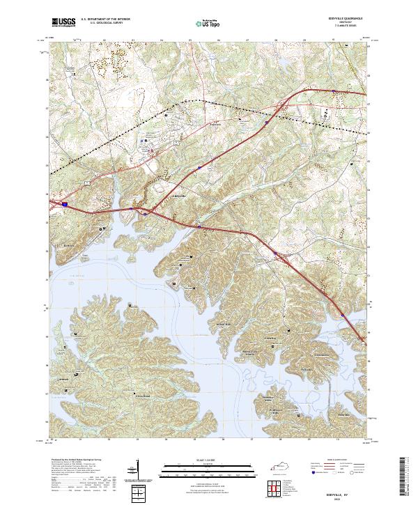 Eddyville topographic map thumbnail