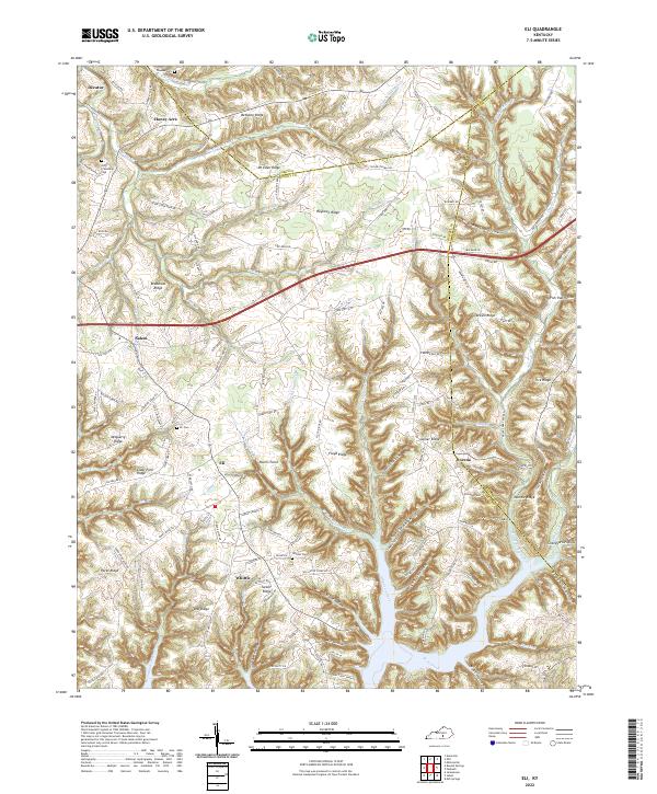 Eli topographic map thumbnail