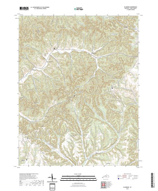 Ellisburg topographic map thumbnail
