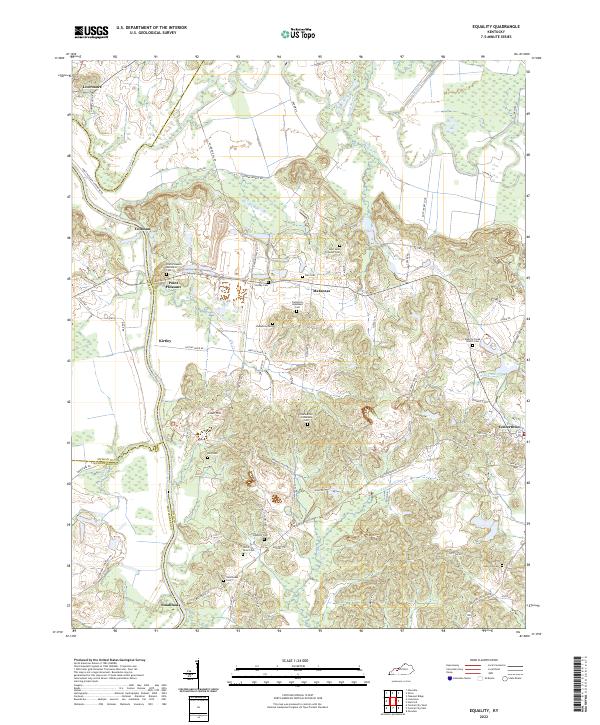 Equality topographic map thumbnail