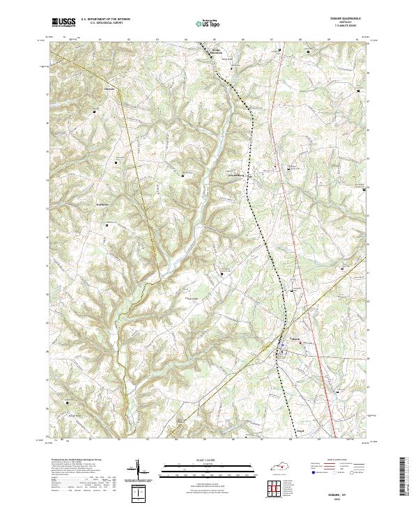 Eubank topographic map thumbnail