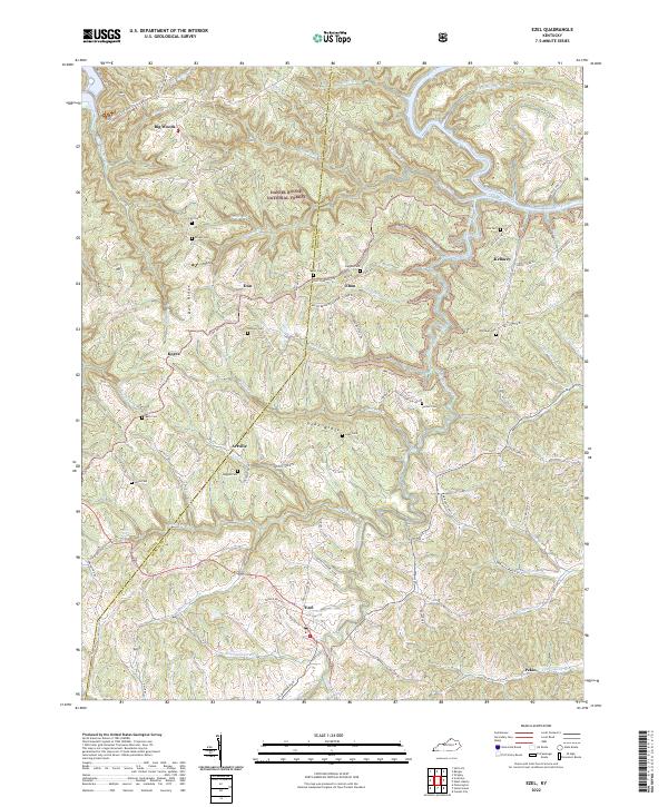 Ezel topographic map thumbnail