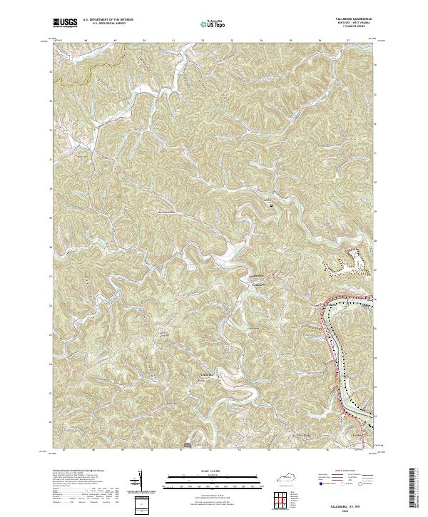 Fallsburg topographic map thumbnail