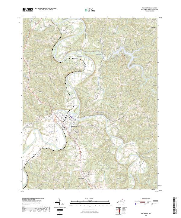 Falmouth topographic map thumbnail
