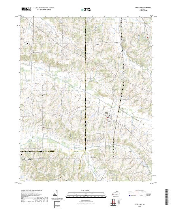 Fancy Farm topographic map thumbnail