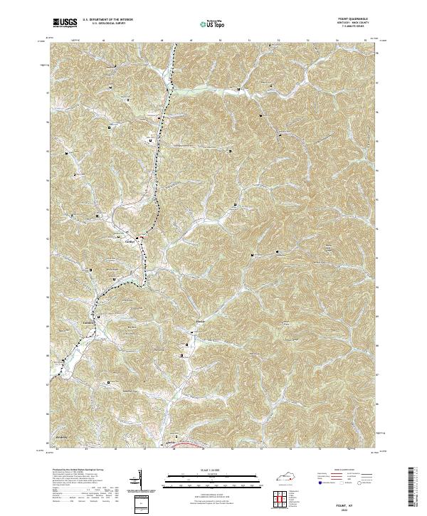 Fount topographic map thumbnail