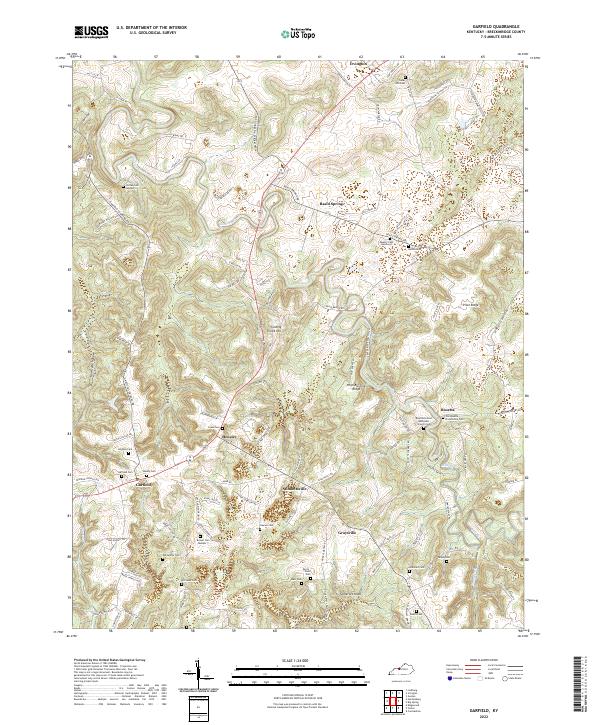 Garfield topographic map thumbnail