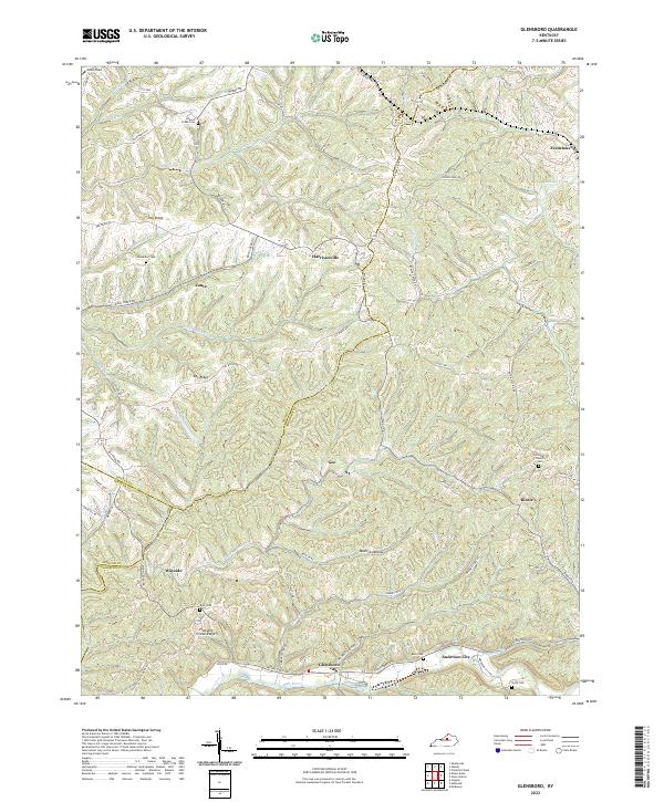Glensboro topographic map thumbnail