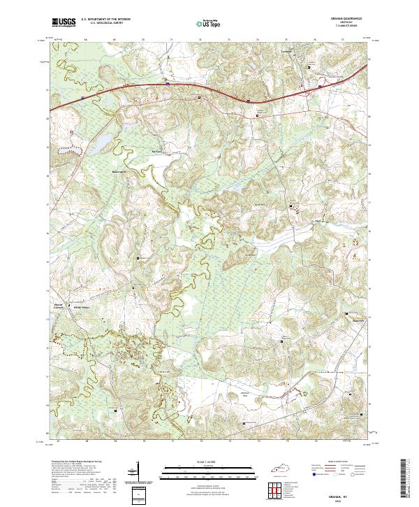 Graham topographic map thumbnail