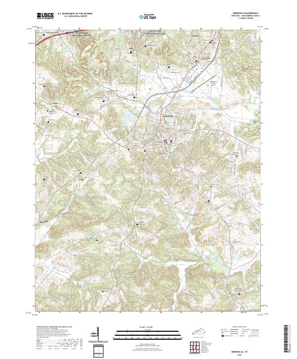 Greenville topographic map thumbnail