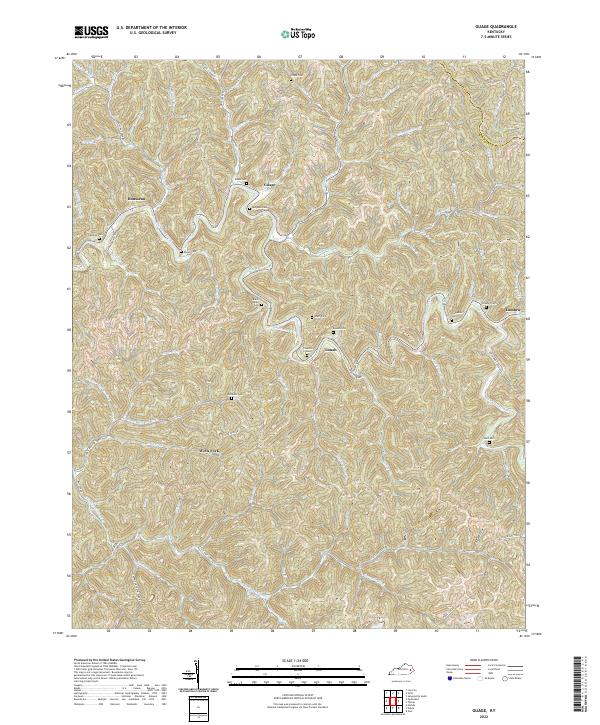 Guage topographic map thumbnail