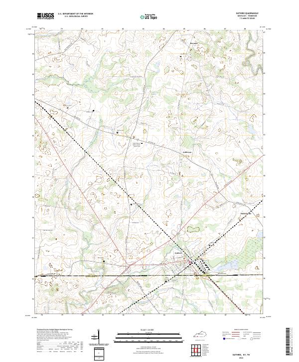 Guthrie topographic map thumbnail