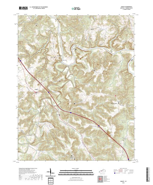 Hadley topographic map thumbnail