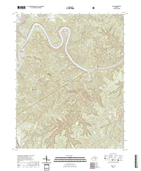 Hail topographic map thumbnail