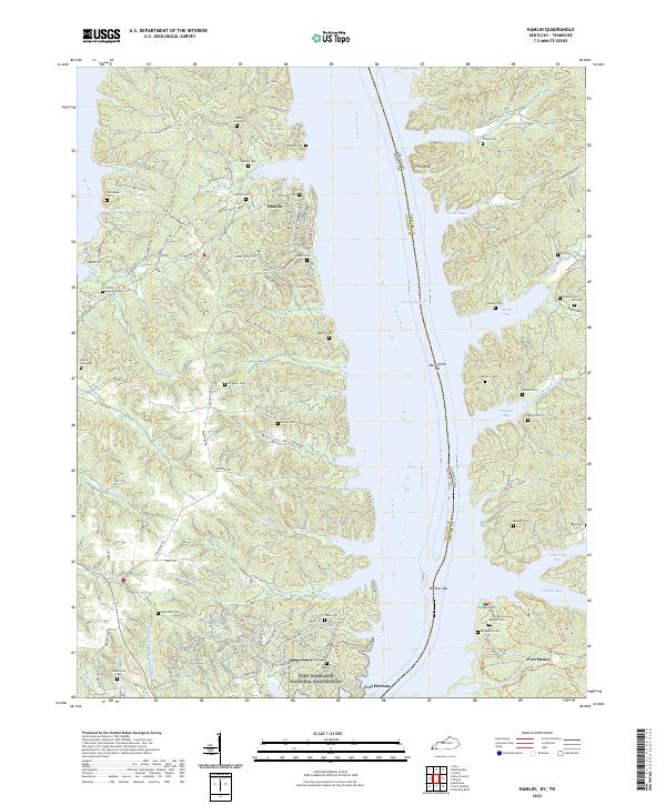 Hamlin topographic map thumbnail