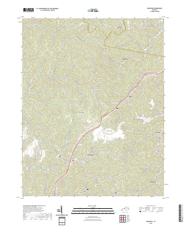 Handshoe topographic map thumbnail
