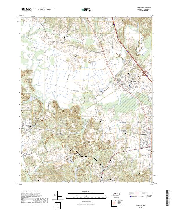Hartford topographic map thumbnail