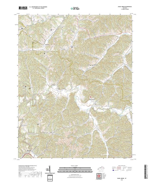 Hazel Green topographic map thumbnail