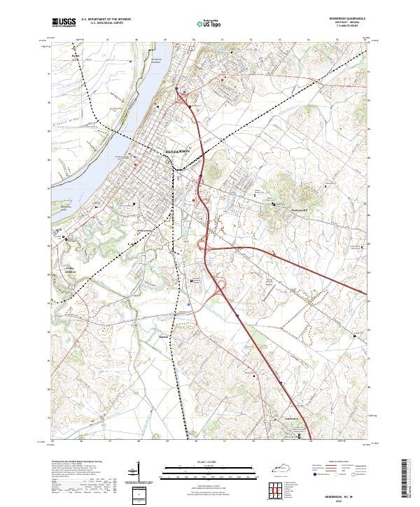 Henderson topographic map thumbnail