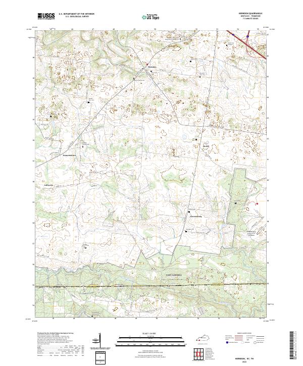 Herndon topographic map thumbnail
