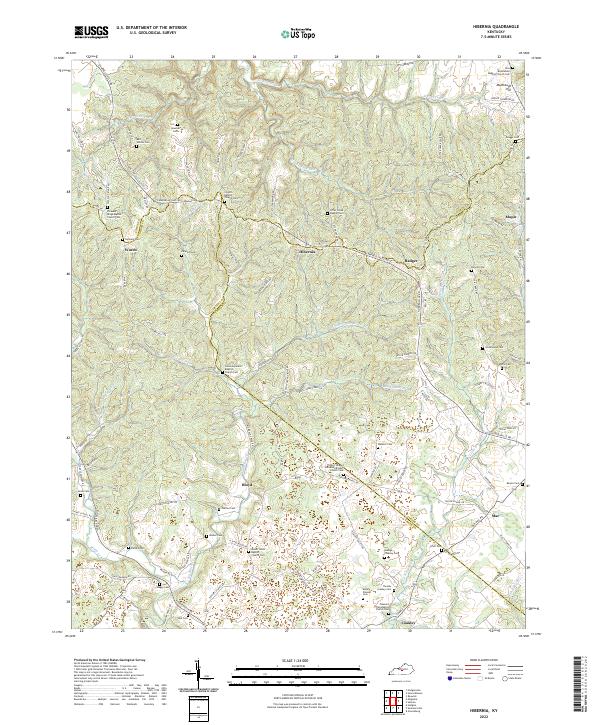 Hibernia topographic map thumbnail