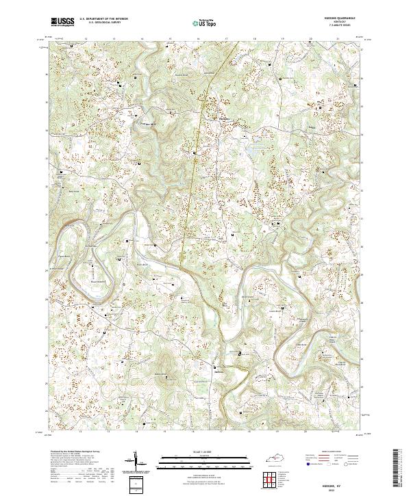 Hudgins topographic map thumbnail