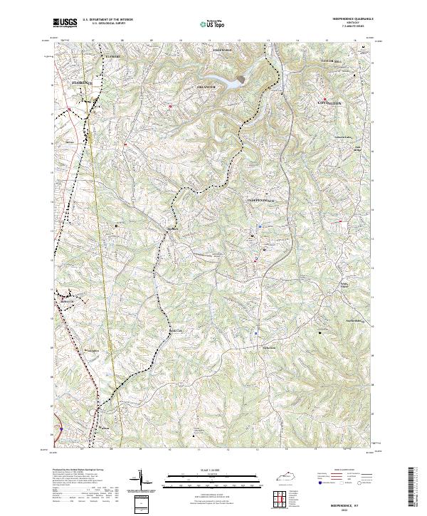 Independence topographic map thumbnail