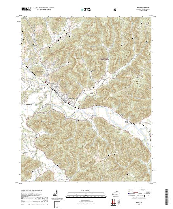 Irvine topographic map thumbnail