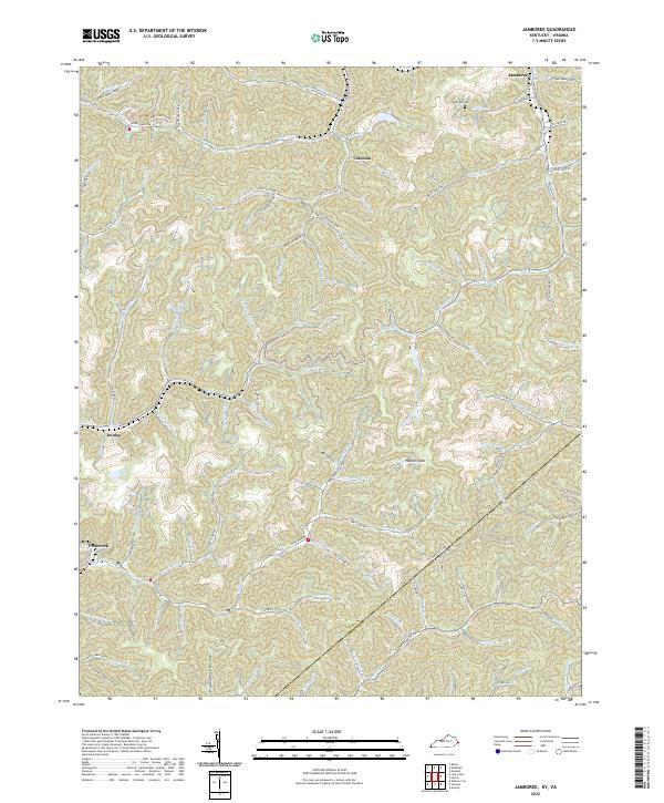Jamboree topographic map thumbnail