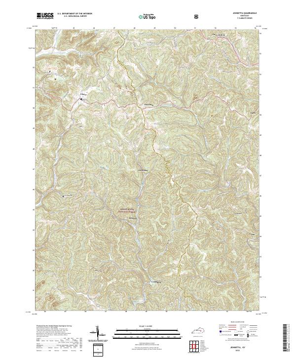 Johnetta topographic map thumbnail