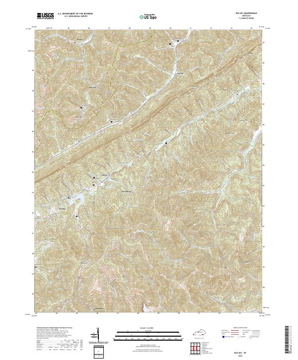 Kayjay topographic map thumbnail