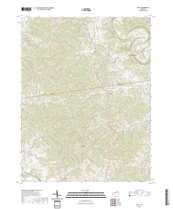 Kelat topographic map thumbnail