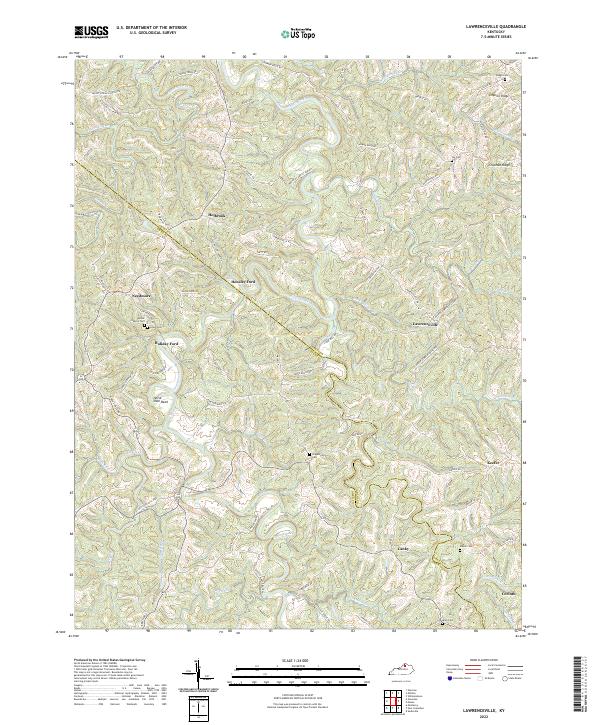Lawrenceville topographic map thumbnail