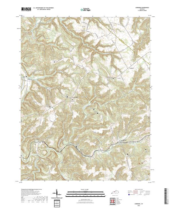 Lodiburg topographic map thumbnail