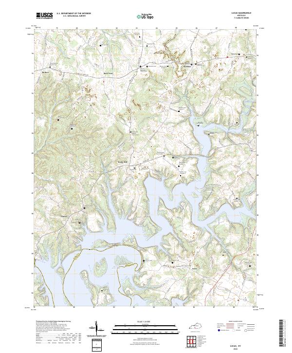 Lucas topographic map thumbnail