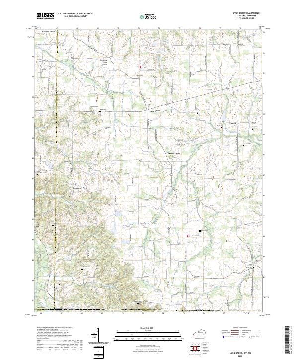 Lynn Grove topographic map thumbnail
