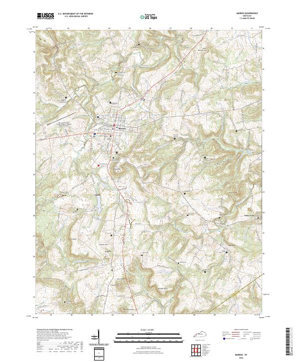 Marion topographic map thumbnail