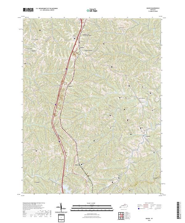 Mason topographic map thumbnail