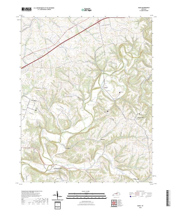 Maud topographic map thumbnail
