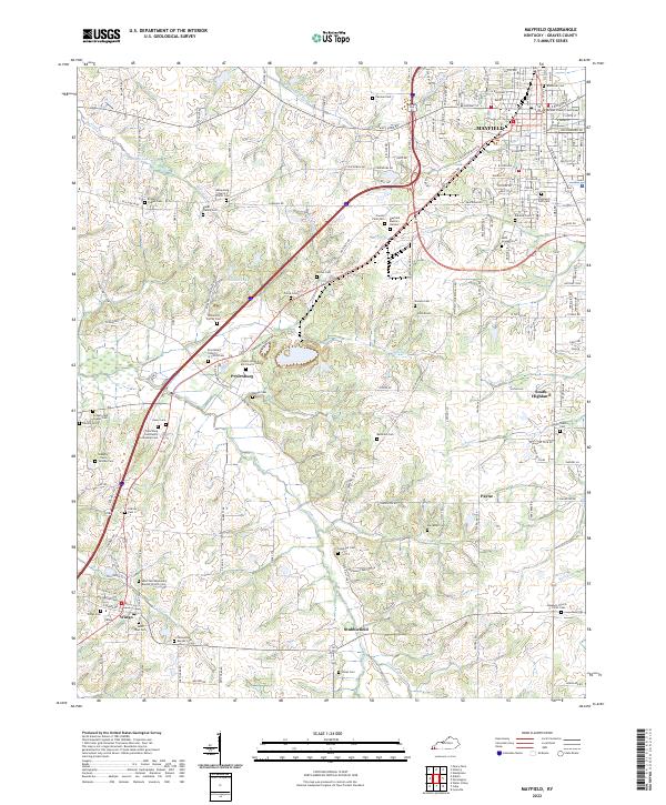 Mayfield topographic map thumbnail