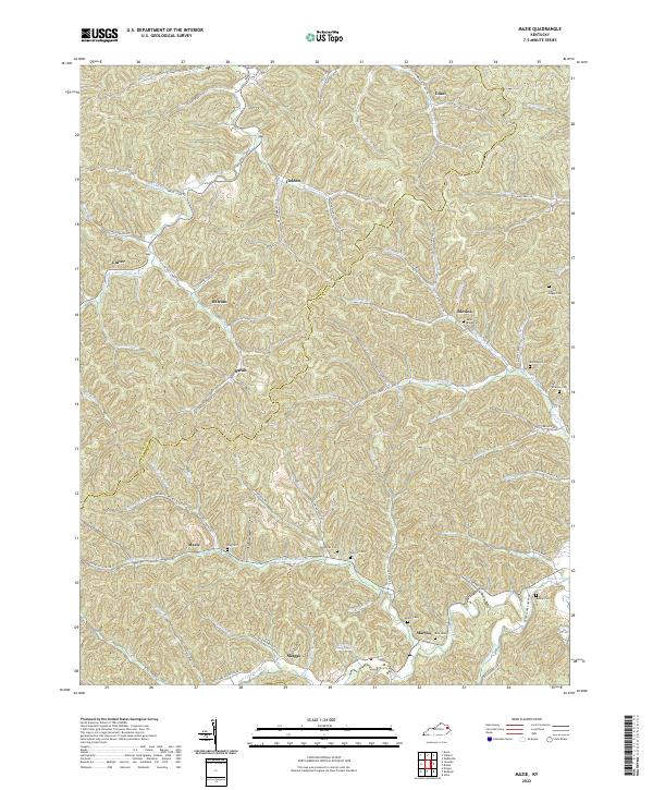 Mazie topographic map thumbnail