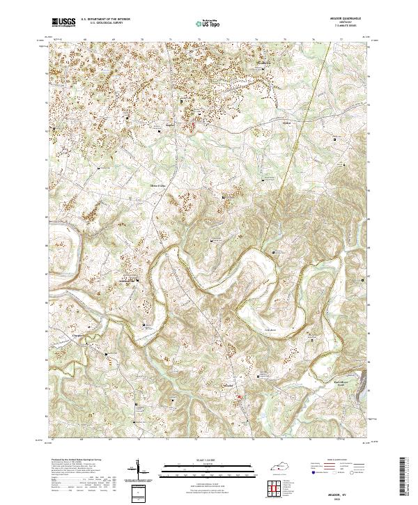 Meador topographic map thumbnail