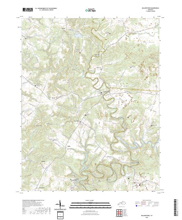 Millerstown topographic map thumbnail