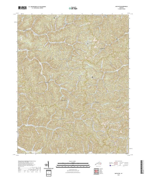 Mistletoe topographic map thumbnail