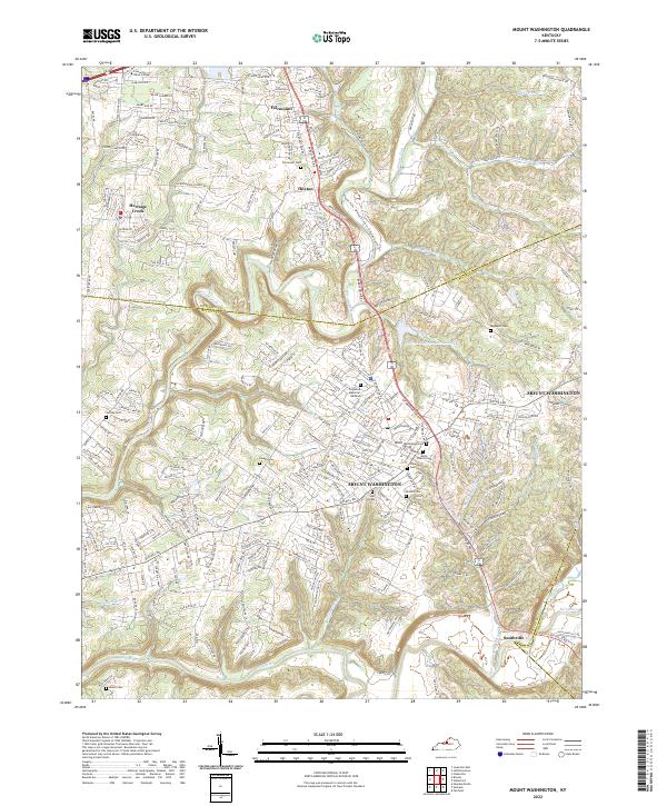 Mount Washington topographic map thumbnail