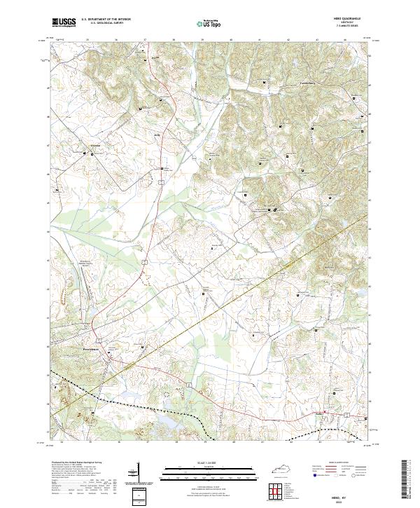 Nebo topographic map thumbnail